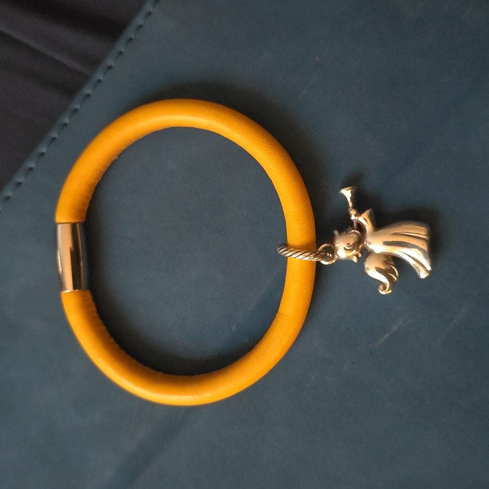 Brighton Collectibles Woodstock Bracelet & Angel Charm.